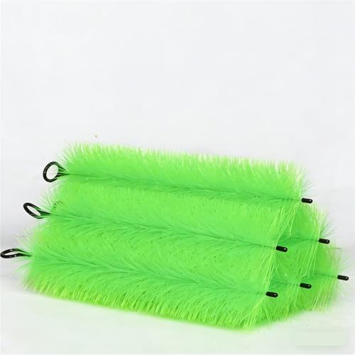 Jendfert 20 30 50 100 Pcs Fish Pond Filter Brushes Set for Koi Pond Fish Tank Aquarium Water Garden Pond Skimmer Filter Cleaning Brush, Stainless Steel Long Cleaning Brush(30pcs,100cm/39in)