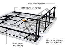Iceberg IndestrucTable Classic Folding Picnic Table, 6 ft, Platinum Granite