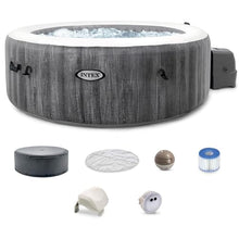 INTEX PureSpa 4 Person Inflatable Hot Tub with Energy-Efficient Spa Cover