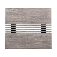 Armen Living Vivid Outdoor Patio Coffee Table in Gray Eucalyptus Wood