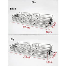 Stainless Steel Skewers Oven Rotate Cage Roast Fish Shrimp Meat Shelf Baking Tool (Size : Small) (Big)