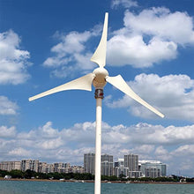 Marsrock 600W 24V AC Small Wind Turbine Generator Windmill with LED Indicator MPPT Controller for Wind Solar Hybrid System 2m/s Low Start Wind Speed 3 Blades(3S4-600H-24W-D)