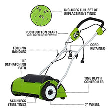 AMYYTL Electric Lawn Mower, 10 Amp 14” Corded Electric Dethatcher