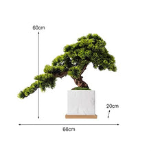 Artificial Bonsai Artificial Bonsai Tree Fake Plant Potted Tree Pine Bonsai Plant Faux Bonsai Indoor Windowsill Yard Desktop Display Trees Zen Decor for Home Office