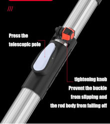 Etsuosy Telescopic Pole Saw and Pruner, 6m, Aluminum Alloy, Extendable Long Handle with Pulley System and Adjustable Scissor Head