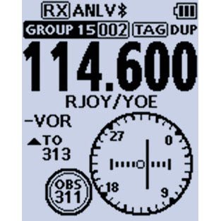Icom IC-A25N VHF Airband Transceiver Black
