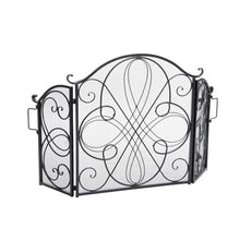 Fireplace Screen Fireplace Screen, Living Room Fireplace Screen, Black Fire Protection Fire Screen