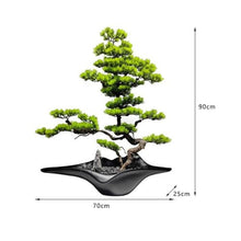 YXIANG56Q Fake Plants Faux Bonsai Tree Realistic Artificial Potted Plant Home Decoration Simulation Bonsai Tree