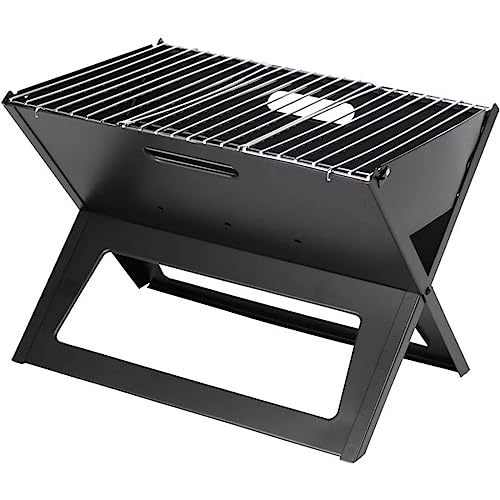 YUIPMHFD Family Outdoor Grill 0Hotspot Notebook Portable Charcoal BBQ Grills