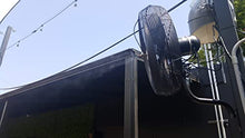 mistcooling Misting Fan Kit - 24 Inch High Velocity Outdoor Fans - with 1500 PSI High Pressure Misting Pump - Stainless Steel Ring- (1 - Fan 24" OSC Black)