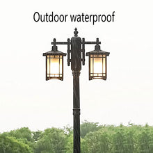 Outdoor Floor Lamp Outdoor Waterproof High Post Lamp Traditional Victoria Floor Lamp Yard Villa Landscape Lawn Community Column Lighting Anti-r Aluminum