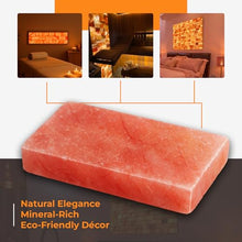 ZK Pack of 50 Himalayan Salt Tiles 8"x4"x1" for Sauna- with 2 Salt Glue