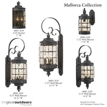 Minka Lavery European Influence Three Light Post Mount Mallorca Collection Bronze
