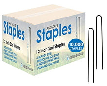 Sandbaggy 12 Inch Extra Long Landscape Staples Heavy Duty (10000 Count)