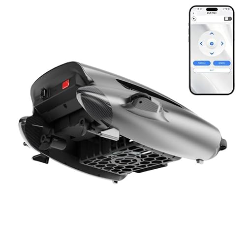 Robotic Solar Pool Skimmer for Surface Cleaning, 24/7 Automatic Debris Collector with Smart Navigation, 28H Battery Runtime, IPX7 Waterproof, Ideal for Large Pools