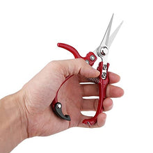 MVNOIRE Labor-saving Garden Scissors With Safety Buckle Stainless Steel Spring Fruit Tree Pruning Shears Bonsai Grafting Pruners
