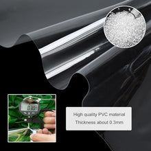 Jolan Waterproof Clear Tarp Curtains,Pergola Gazebo Transparent Tarpaulin Side Panels,Outdoor Curtains with Zip,0.3mm PVC Plastic Tarp Cover Sheet,Rain Curtains,with Grommets,W×H-3.5×3m(11.5 * 9.8ft)