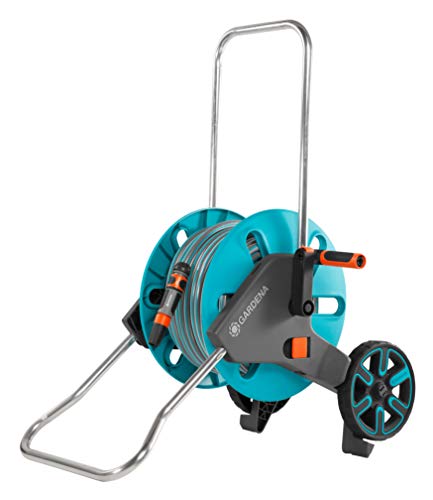 Gardena Hose Trolley, Dark Grey, Turquoise