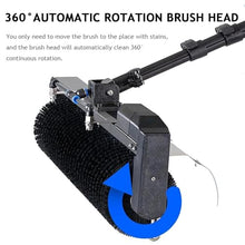 TGBHM Solar Panel Cleaning Kit - Telescopic Pole & Rolling Brush for Efficient Solar Panel & Window Maintenance - Easy to Use, Streak-Free Shine, & Lightweight,Mains-3.5M