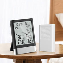 OREKPOT Multi-Functional Weather Clock Temperature and Hygrometer with Outdoor Machine Dedicated