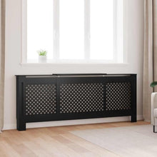 HGLADYU MDF Radiator Cover Black 80.7 in