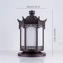 KADELONG V-intage Outdoor Lawn Lights IP65 Waterproof Pillar Light - Garden Floor Mount Path Lights House Courtyard Landscape Deck Patio Porch Outside Lighting Fixture,Chandelier Lighting