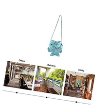 8 pcs Planter Fish Decoration Container Flowerpot Metal Creative Iron Shaped Flower Holder Pendant Wall Suspension Decor Arrangement Basket Art Hanging Wall-Mounted Rack (As Shownx3pcs 18X7CMx3pcs)
