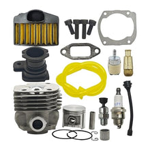 XZHBRZ 50mm Cylinder Piston Kit Air Fuel Filter Manifold Compatible with 372 371 365 362 Chainsaw Spare Part 503939372 503814502