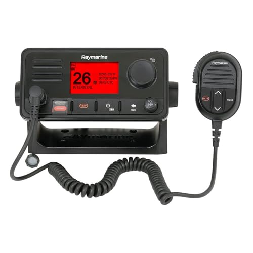 Raymarine Ray73 Marine VHF Radio with Hailer and GPS Black