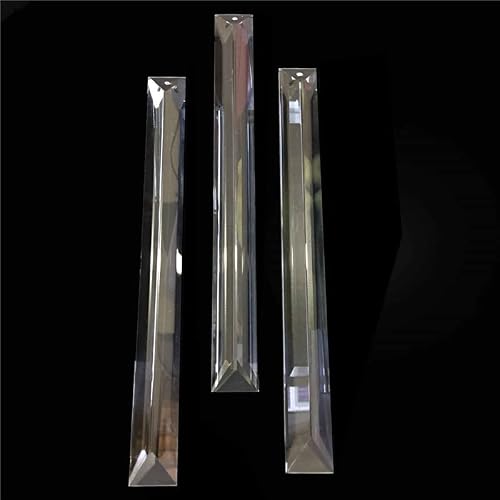 100PCS/LOT,30200mm Crystal Tri Prism1 Hole Crystal Chandelier Trimming Pendant Crystal Chandelier Parts