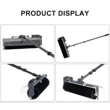 VNATWGOO Electric PV Panel Cleaning Brush 3.5m/5.5m/7.5m, with Extension Pole, Solar Panel Cleaner, Automatic Water Supply Cleaning Brush,7.5M
