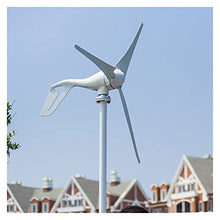 800W Wind Tubine Alternative Energy Generators Include Charge Controller for Battery - Onshore Wind(5 Blades 400W_12)
