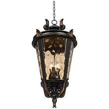 Casa Marseille 30" High Veranda Bronze European Outdoor Hanging Light