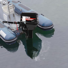 Sootvp 12HP 2 Stroke Outboard Motor Long Shaft Black