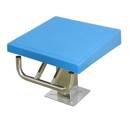 JJENXYYDS Swimming Pool Diving Board,Pool Diving Platform,Heavy Duty Swimming Pool Diving Board with Stainless Steel Base,Non Skid, Square Base, with Fittings,for Competition, Pools,A
