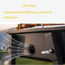 MZGYYD BBQ Grill Household Charcoal Grill Tool with Offset Smoker Removable Legs,for Patio Backyard Picnic Camping