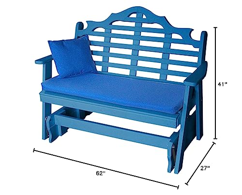 A&L Furniture Company Marlboro Recycled Plastic 5ft Glider Chair - Lead TIME to Ship 4 Weeks