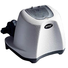 Intex Sand Filter Pump with Saltwater System Maintenance Set Black