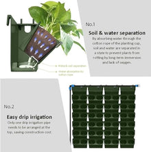 UXIPILBX Vertical Wall Planter,Vertical Ornament Container Decorative Flowerpot Decorative Planter Garden Planting Bags Hanging Planter, Plant Flower Pot Holder Green Herb Wall Decor