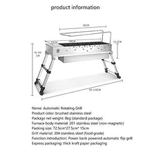 Portable Charcoal Grill Foldable Grill with Packing Bag Small Grill Stainless Steel Suitable for Picnic and Camping