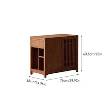 Couch End Table Chinese Style Wooden Sofa Side Table Tea Cabinet Side Cabinet Side Cabinet Home Small Tea Table Corner Tables for Living Room