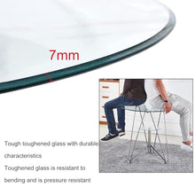 Glass Table Top, Tempered Glass Table Outdoor, for Dining Table, Coffee Table, Restaurant Table，Coffee Table, Office Table, Side Tab, 32/34/36/38 Inch Round 1/4" Thick Beveled Polished Edge, Round Gla