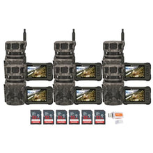 Stealth Cam Revolver 36MP 360-Degree Cellular Trail Camera Bundle with SD Card Reader and 32GB Memory Card (6-Pack)