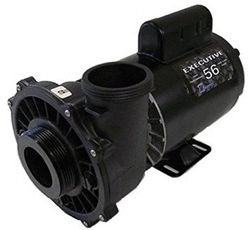 Waterway Plastics 5 Horsepower 230V 2-Speed Spa Pump Side Discharge Executive 56 Black