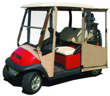 DOORWORKS GOLF CART ENCLOSURES Black Golf Cart Cover - EZGO RXV Vinyl Cart Cover, Swinging Hard Doors