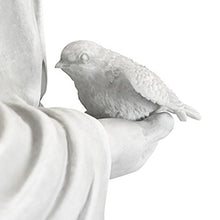 Design Toscano Francis of Assisi, Patron of Animals Religious Garden Decor Statue, 37 inches Tall, Cast Stone Resin, Antique Stone Finish