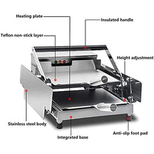 Commercial Automatic Hamburger Grilling Machine, Double-Deck Small Electric Hamburger Oven, Hamburger Shop Machinery Equipment, Can Bake 24 Slices at a Time