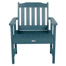 highwood Lehigh (2) Garden Chairs with Folding Side Table, Nantucket Blue