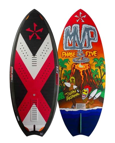 PHASE FIVE Wakesurf Board MVP LTD 50" Black/Red/White