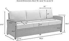 Crosley Furniture Bradenton Outdoor Sofa